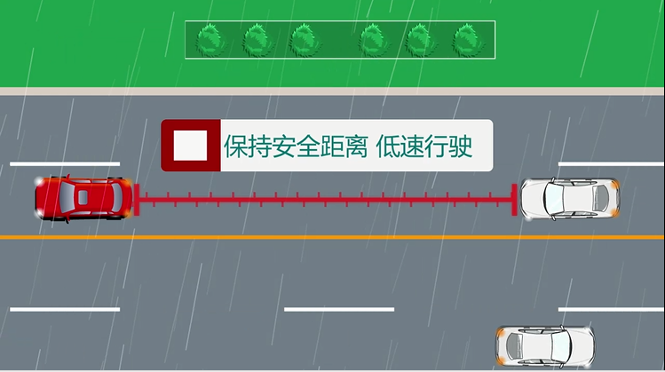  /></div><div><br /></div><div>　　由于影響制動停車距離的因素很多，如車速、路況、天氣、載重和司機反應(yīng)等，所以需要保持的安全距離也不盡相同。一些有多年駕齡的老駕駛員認(rèn)為，安全距離按車速公里數(shù)來計算比較容易掌握。</div><div><br /></div><div>　　比如，40公里車速保持40米，60公里保持60米，80公里保持80米，100公里150米到200米，低于20公里保持10米，15公里以下7米。雨天路面濕滑，車速不要超過40公里;冰雪天道路嚴(yán)重濕滑，車速應(yīng)控制在20公里以下;霧天視線低于20米的應(yīng)當(dāng)停駛。特殊氣候行車既要減速，更要與前車?yán)_距離，特別是年紀(jì)大的，反應(yīng)慢的，缺少駕駛經(jīng)驗的司機，更不能有僥幸心理輕視安全距離。</div><div><br /></div><div><br /></div><div>　　為了便于記憶，小編有一則順口溜可供參考：前距看速度，越快越要加長度;路滑減速度，越滑越要減速度;措施當(dāng)提前，越前越能保安全。</div><div><br /></div></div>
		<div   id=